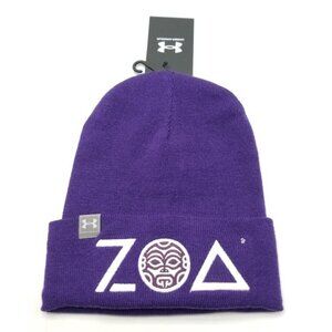 Under Armour ZOA Energy Drink (The Rock) Purple Beanie Winter Hat OSFA New Tags